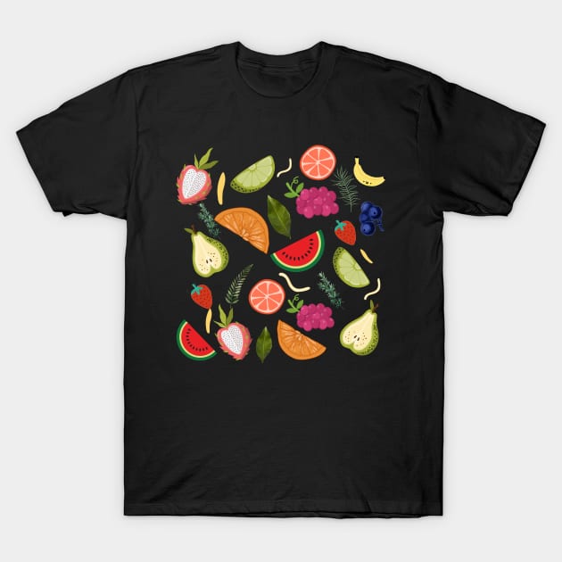 Lots of fruits T-Shirt by Hloosh